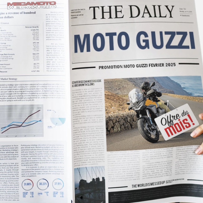 Moto Guzzi promotion février 2025