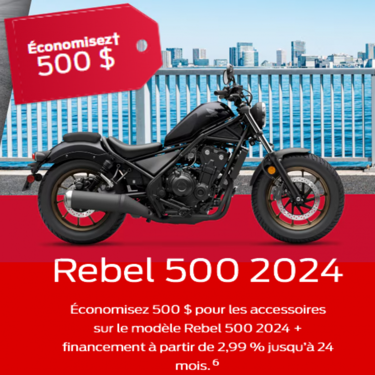 Honda Rebel 500 2024 promotion