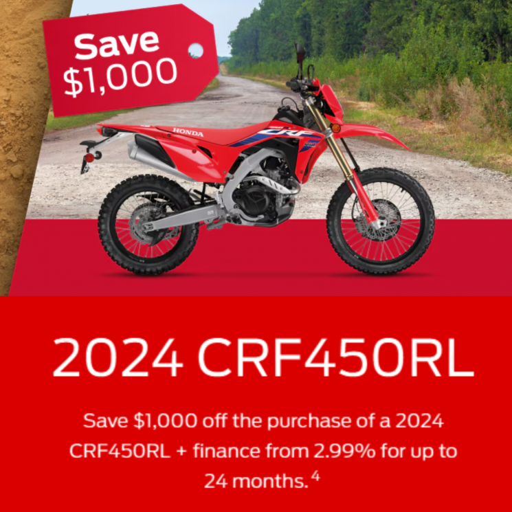 Promo Honda Crf 450 l 2024