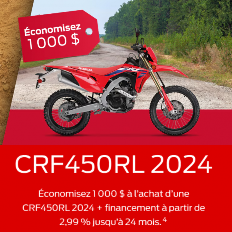 Promotion Honda Crf 450l 2024